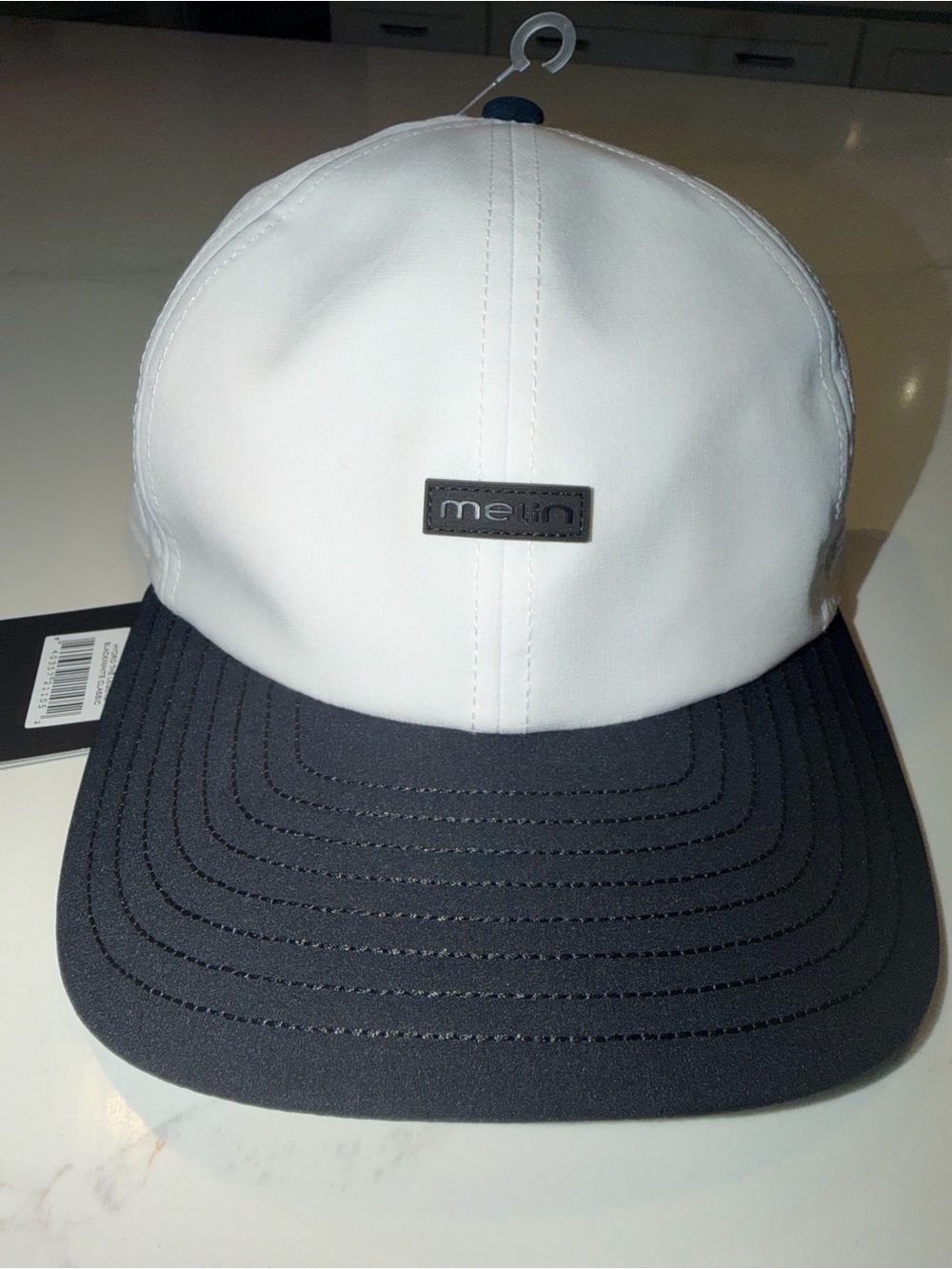 Melin Men's Two-Tone White and Black Performance Cap